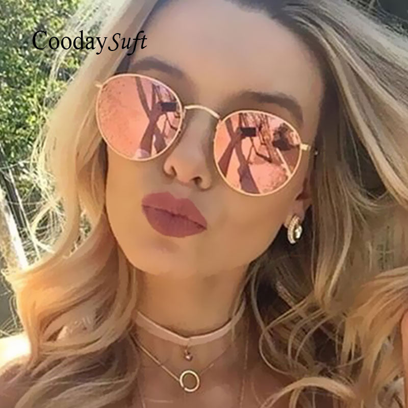 Round Sunglasses Women Fashion Brand