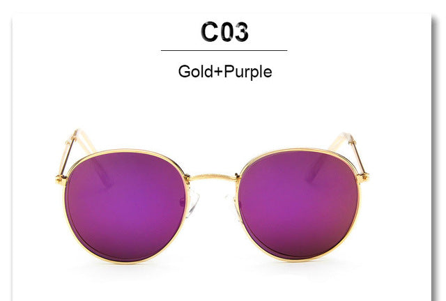 Round Sunglasses Women Fashion Brand