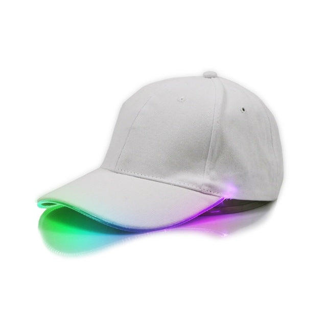 Fashion Cool LED Light Up Baseball Hats Luminous Glow Adjustable Unisex Caps