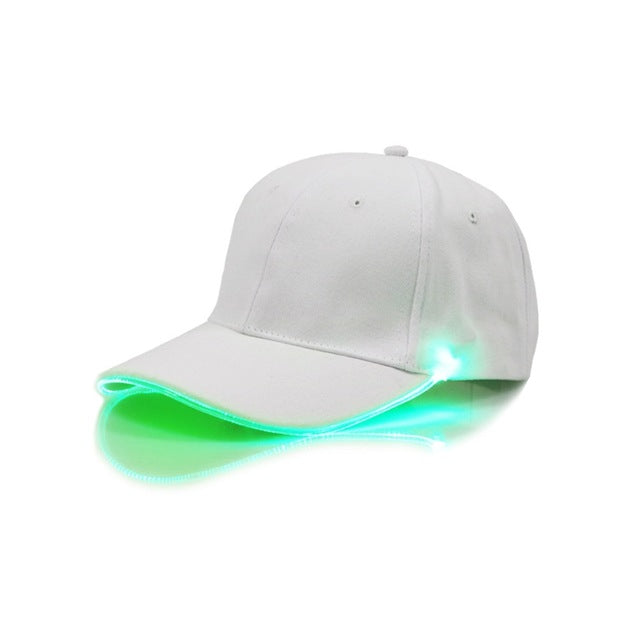 Fashion Cool LED Light Up Baseball Hats Luminous Glow Adjustable Unisex Caps