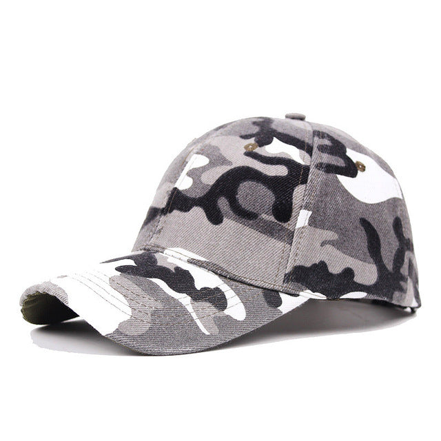 Fashion 1PC Camouflage High Quality Police Cap Unisex Hat Baseball Cap