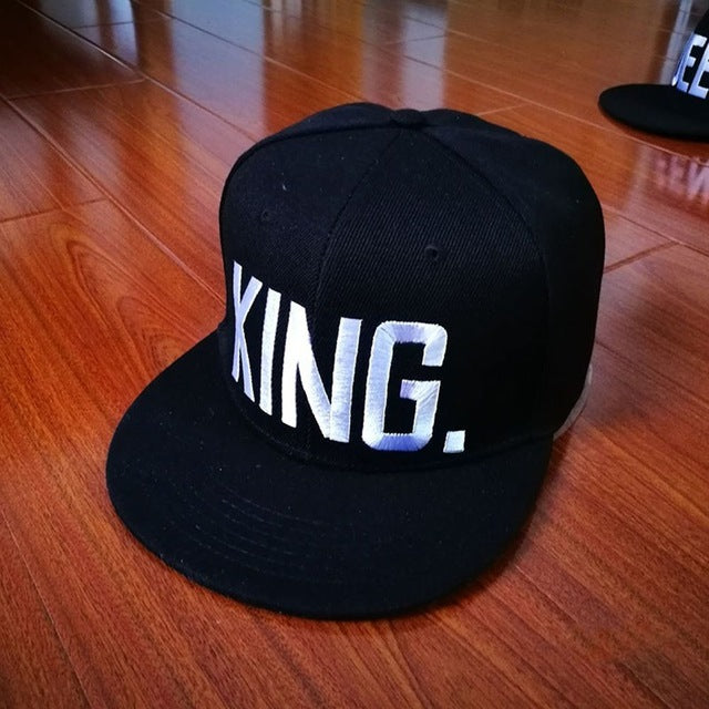 QUEEN KING Baseball Cap Hats Hip Hop